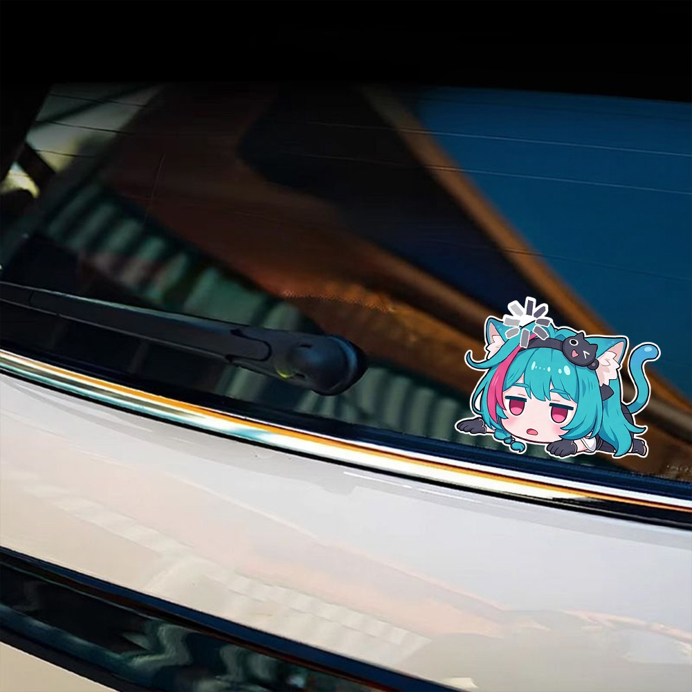 Laptop Accessories Price - Anime Girl Car Stickers Neverness to