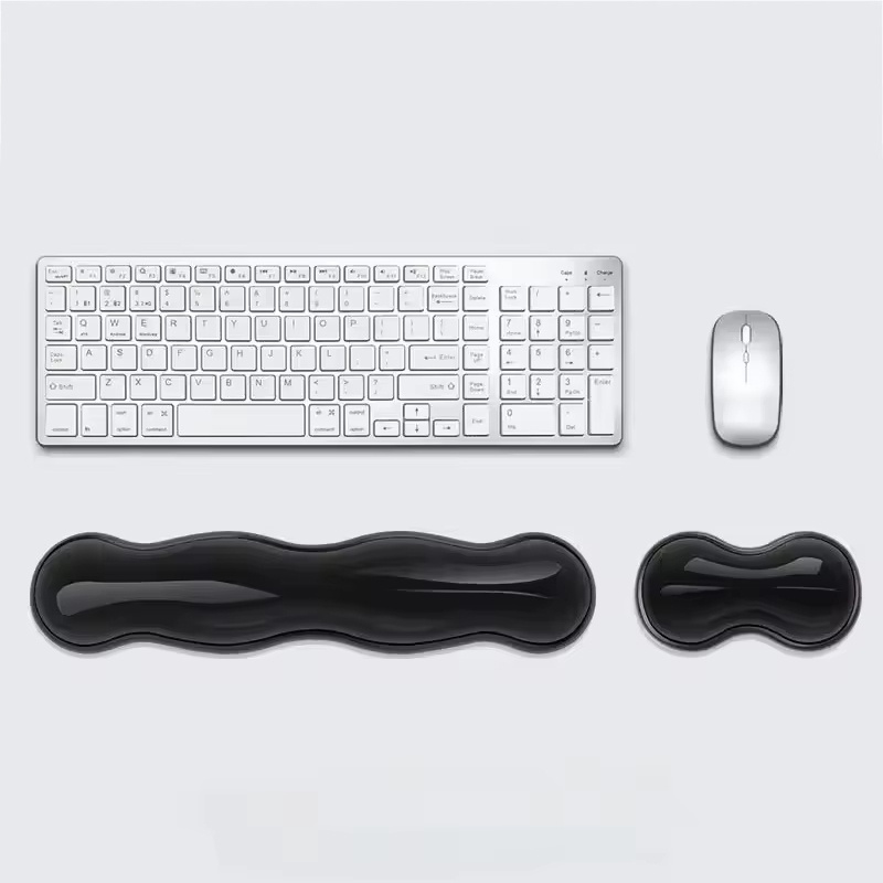 Wrist Rest Gel - Transparent Mouse Pad And Wrist Support