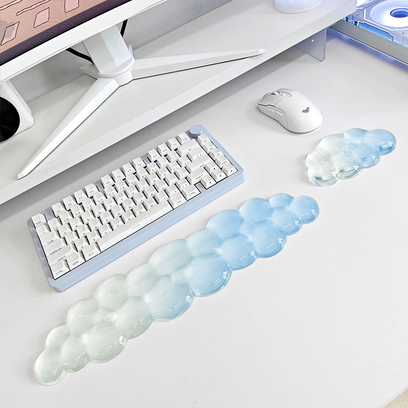 Wrist Rest Gel - Mouse Pad Wrist Antislip Silicone Transparent