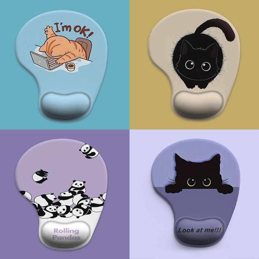 Non-Slip Cartoon Animal Mouse  - огляд і ціна Wrist Rest Gel