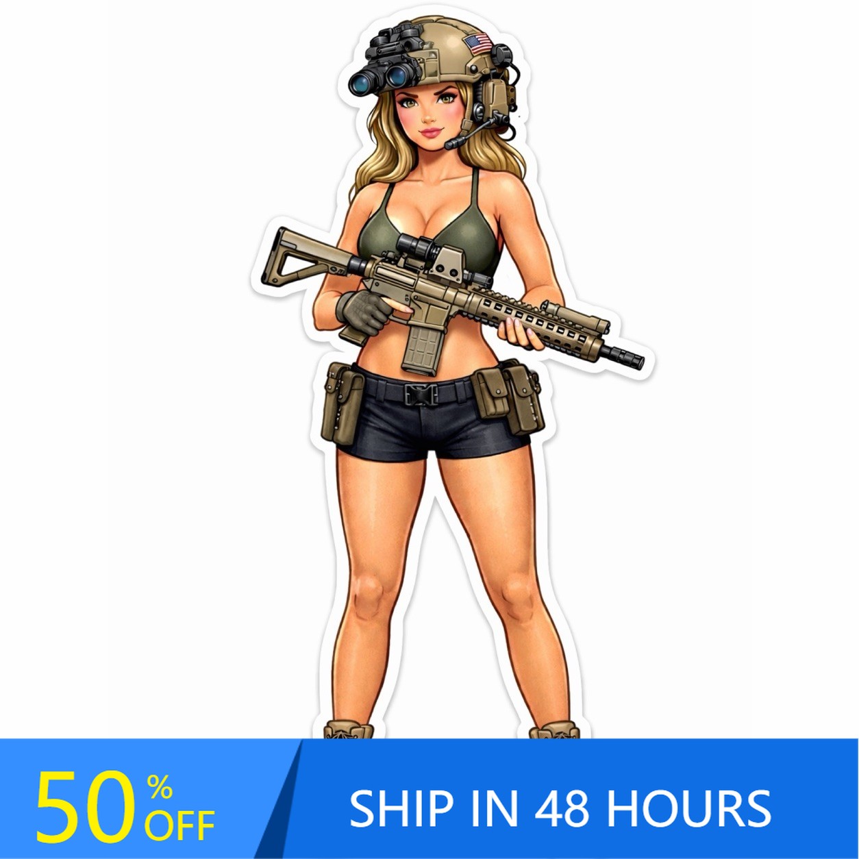 Girl in Bikini AR Cute Boat Ca - огляд і ціна Laptop Unique Accessories