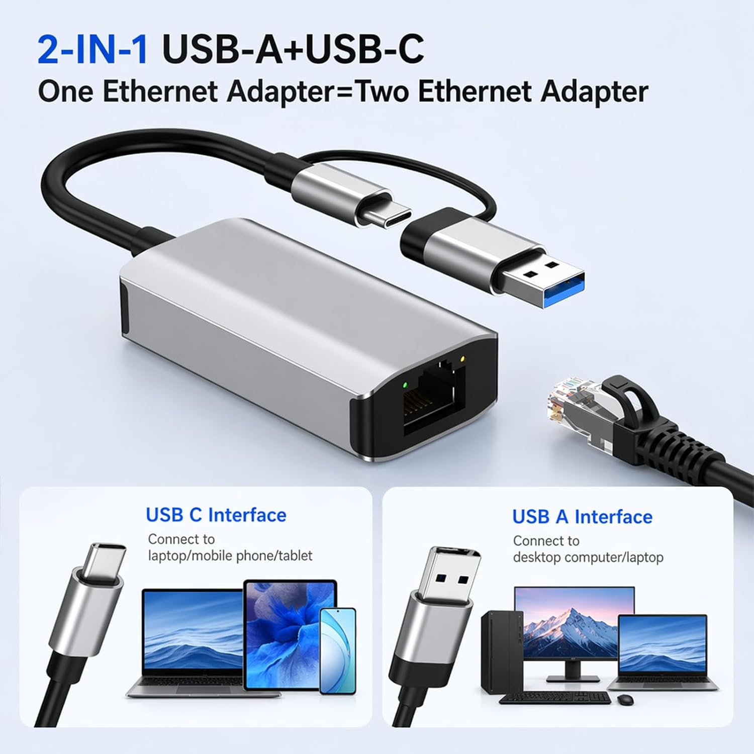 2.5G (2500 Mbps) USB 3.0 Type- - огляд і ціна Laptop Accessories Price