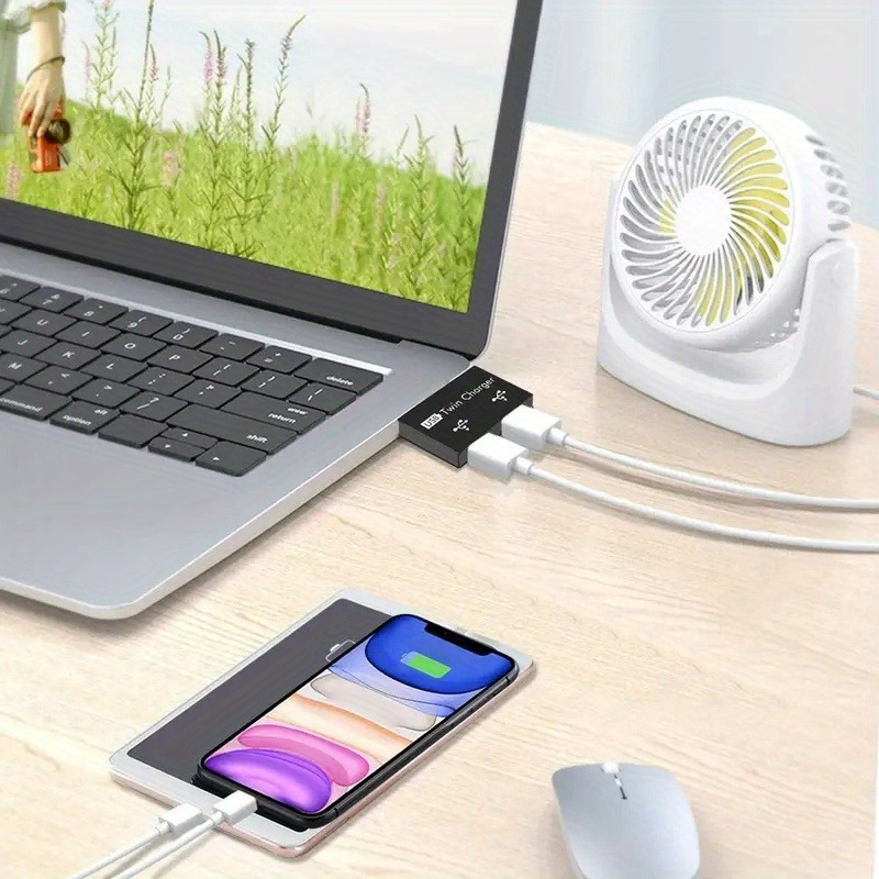 USB2.0 Splitter 1 Male To 2 Po - огляд і ціна Laptop Accessories Price