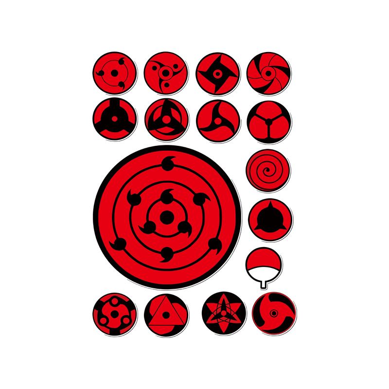 Sharingan Eye Die-cut Sticker  - огляд і ціна Laptop Accessories Price