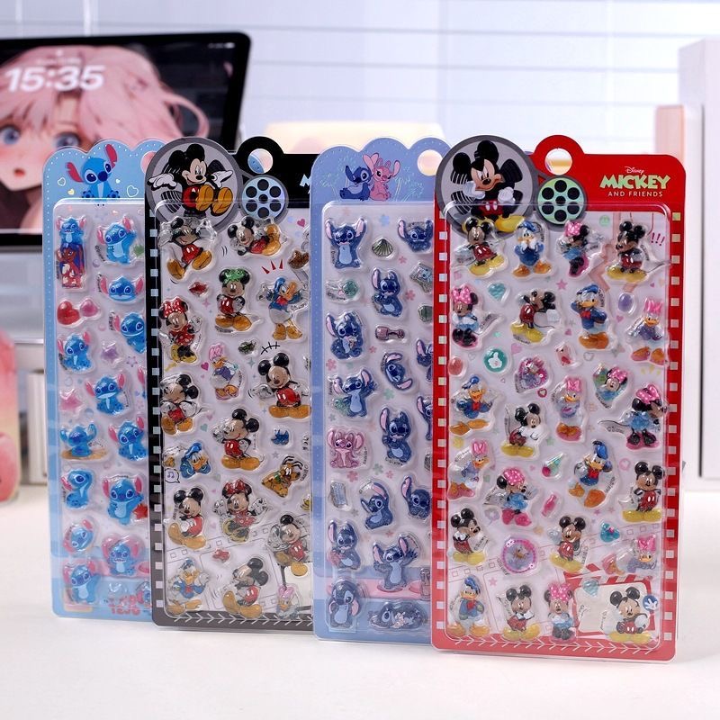 3D Relief Stickers Cute Cartoo - огляд і ціна Laptop Accessories Toys