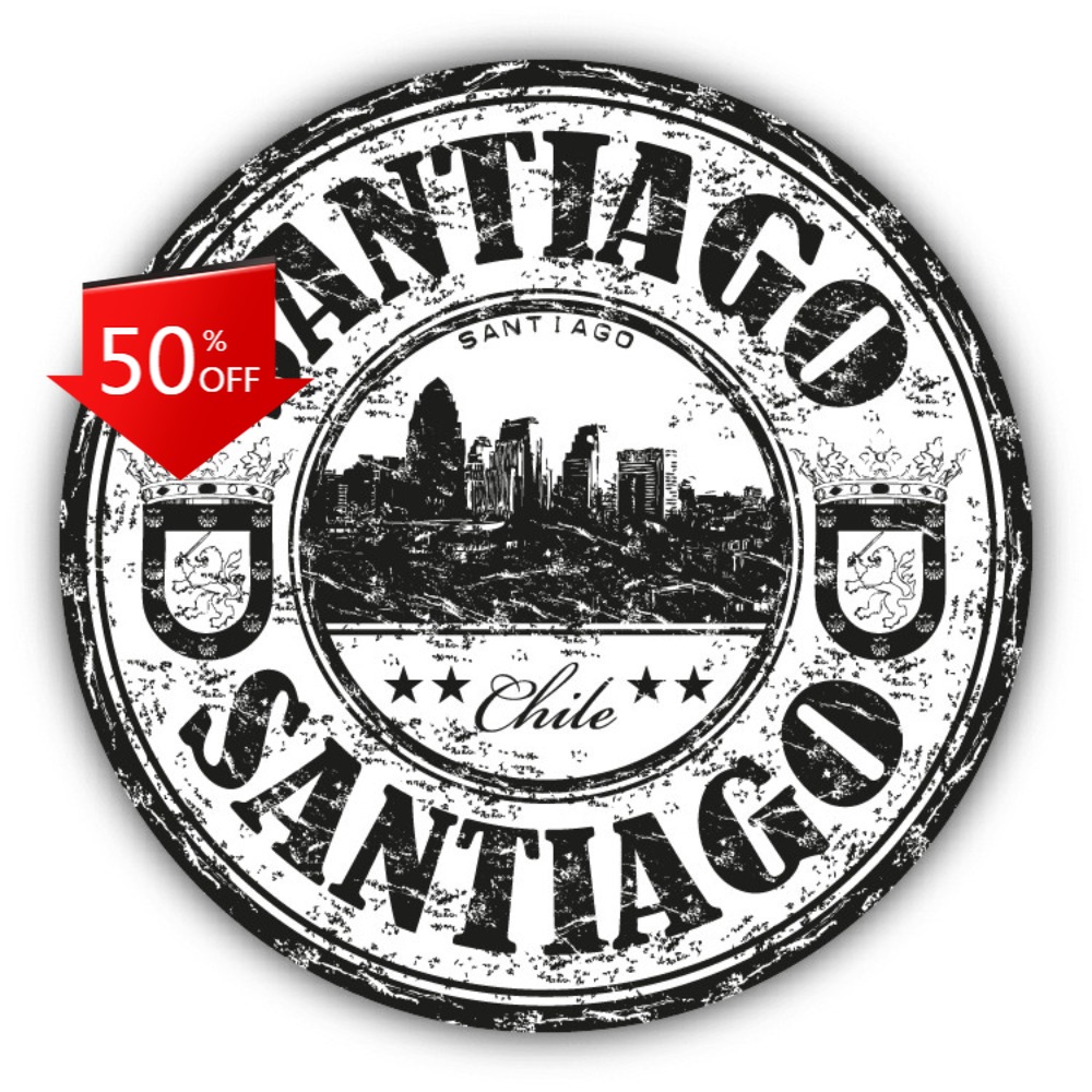 Santiago Chile Grunge Travel A - огляд і ціна Laptop Unique Accessories