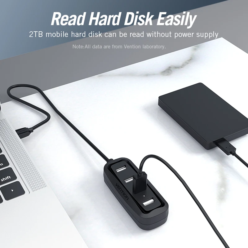 Vention USB 2.0 HUB 4 Port wit - огляд і ціна Laptop Accessories Bundle