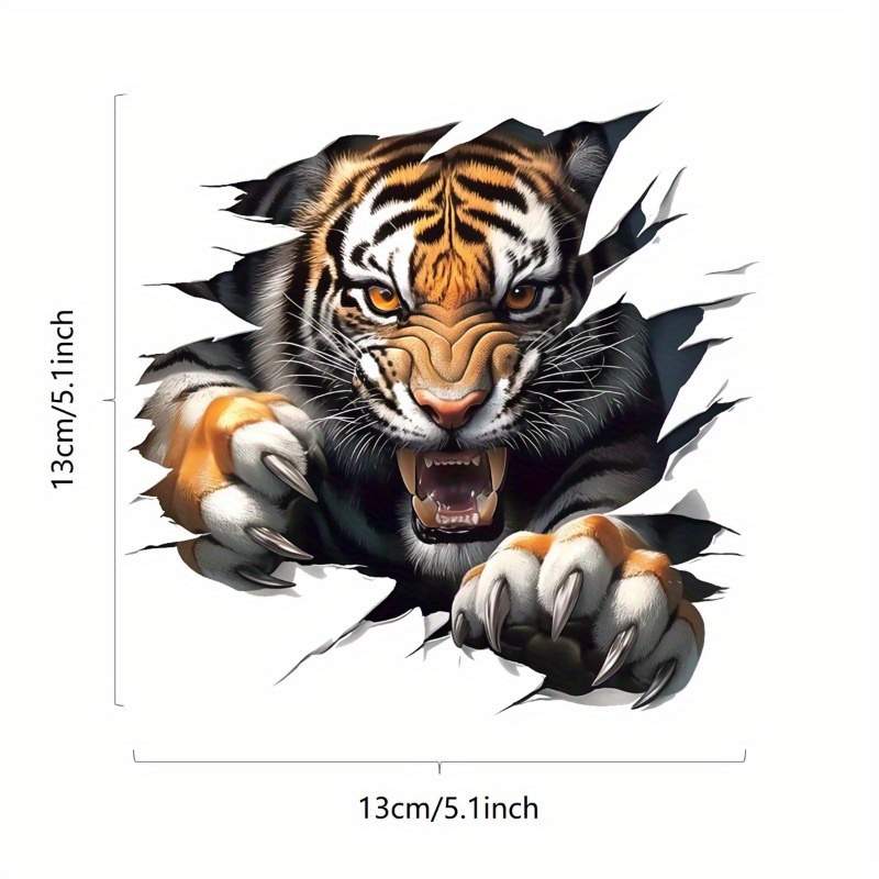 1pc Tiger Vinyl Stickers Decal - огляд і ціна Laptop Unique Accessories